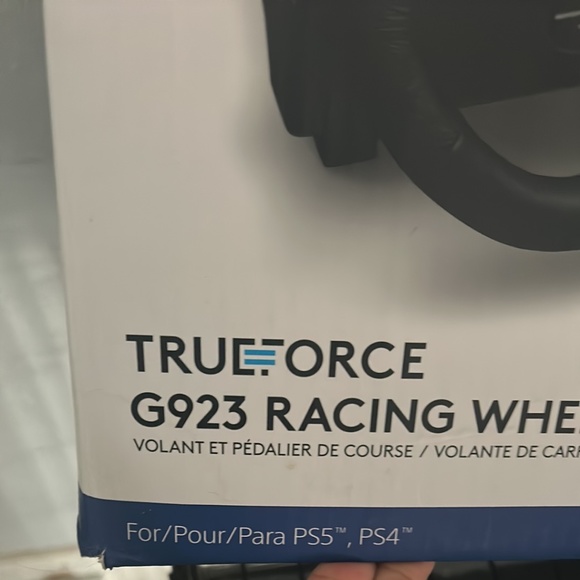 PlayStation steering wheel with pedals